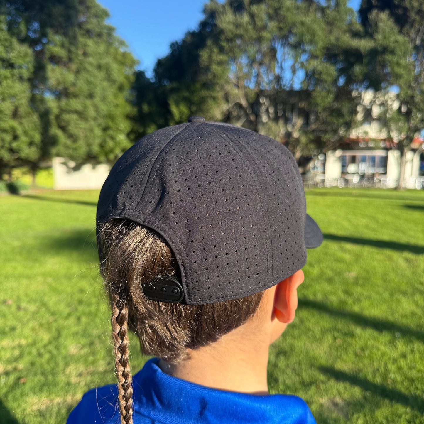 WE'RE FUCKN ATHLETES FRAME PERFORATED CAP