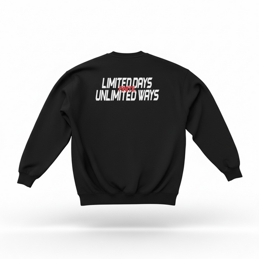LDUW BLACK CREWNECK