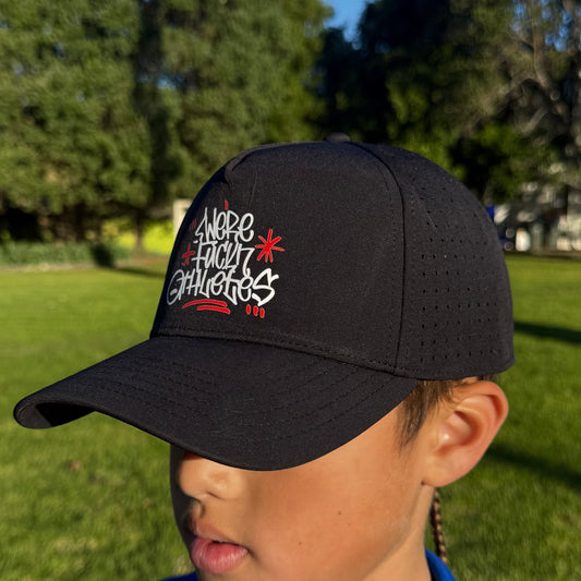 WE'RE FUCKN ATHLETES FRAME PERFORATED CAP